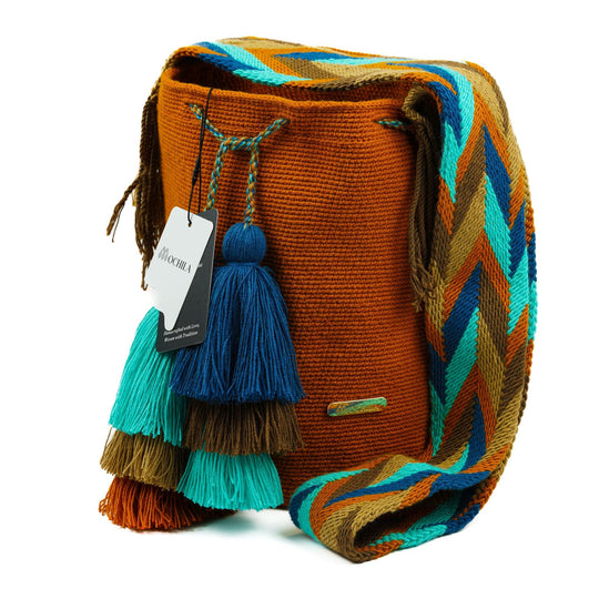 Colorful Wayuu bag patterns