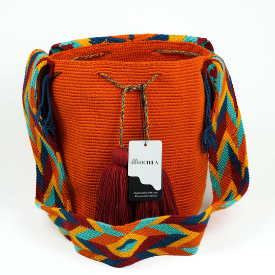 Colorful Wayuu bag patterns