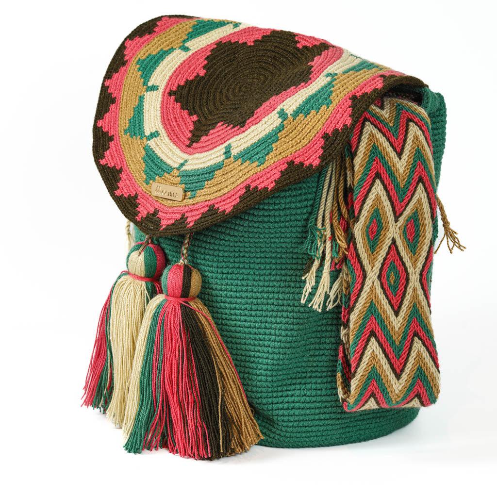 Large Crossbody Bag Pine Green