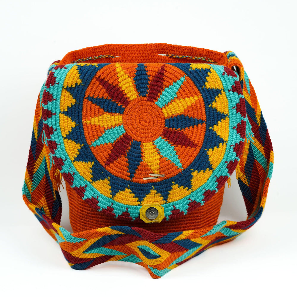 Large Crossbody Bag Orange Pop - Mochila