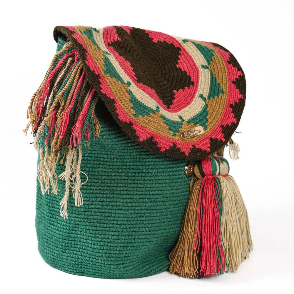 Large Crossbody Bag Pine Green