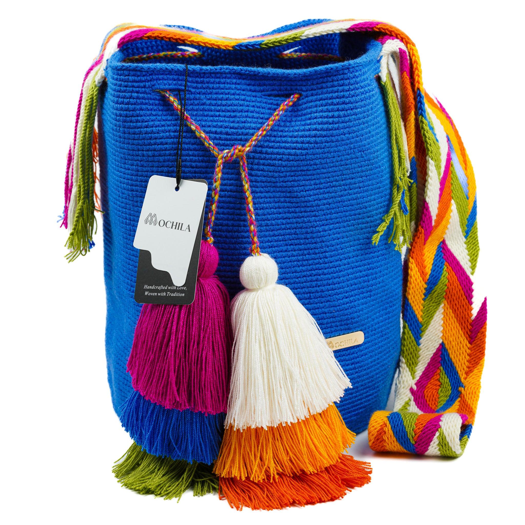 Large Crossbody Bag Coral Blue - Mochila