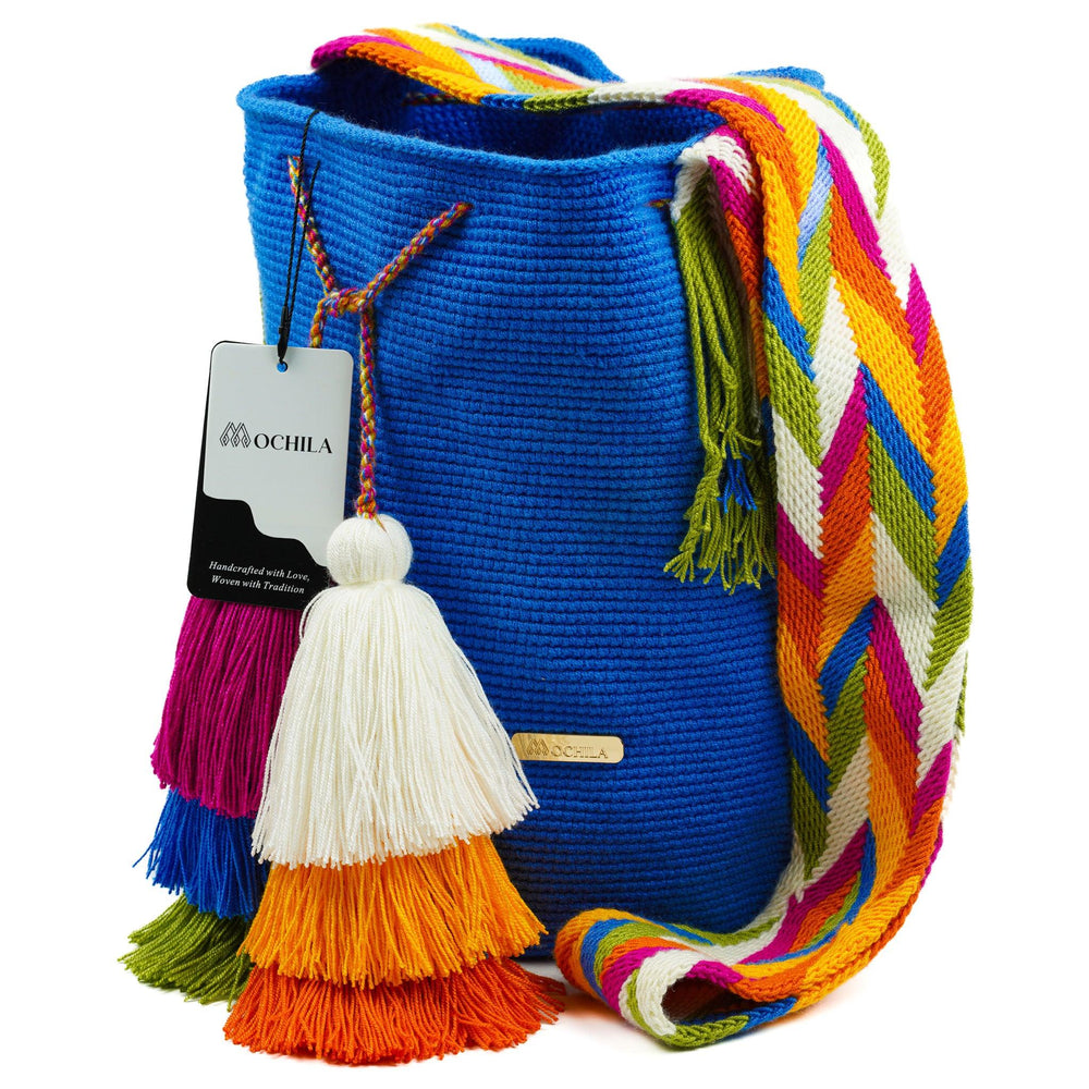 Large Crossbody Bag Coral Blue - Mochila