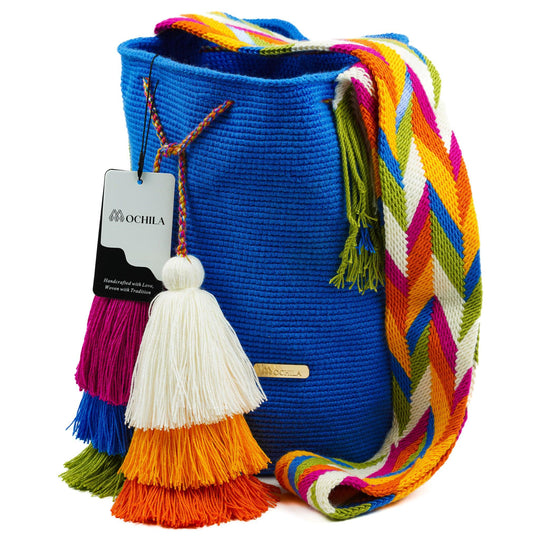 Colorful Wayuu bag patterns