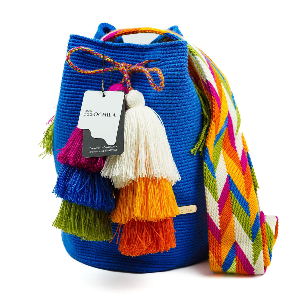 Large Crossbody Bag Coral Blue - Mochila