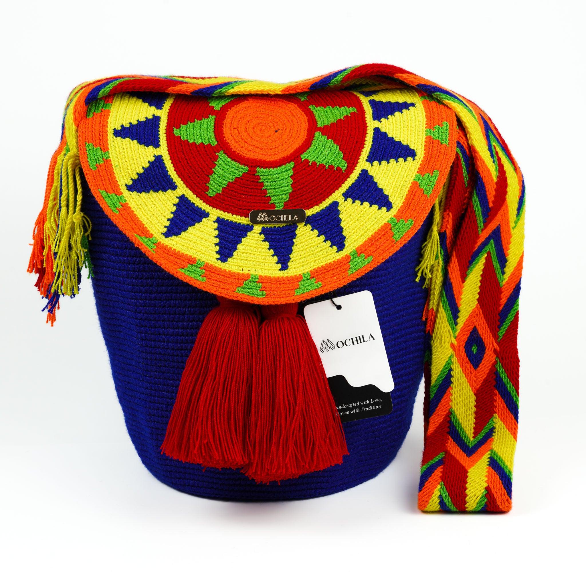 Large Crossbody Bag Dark Blue - Mochila