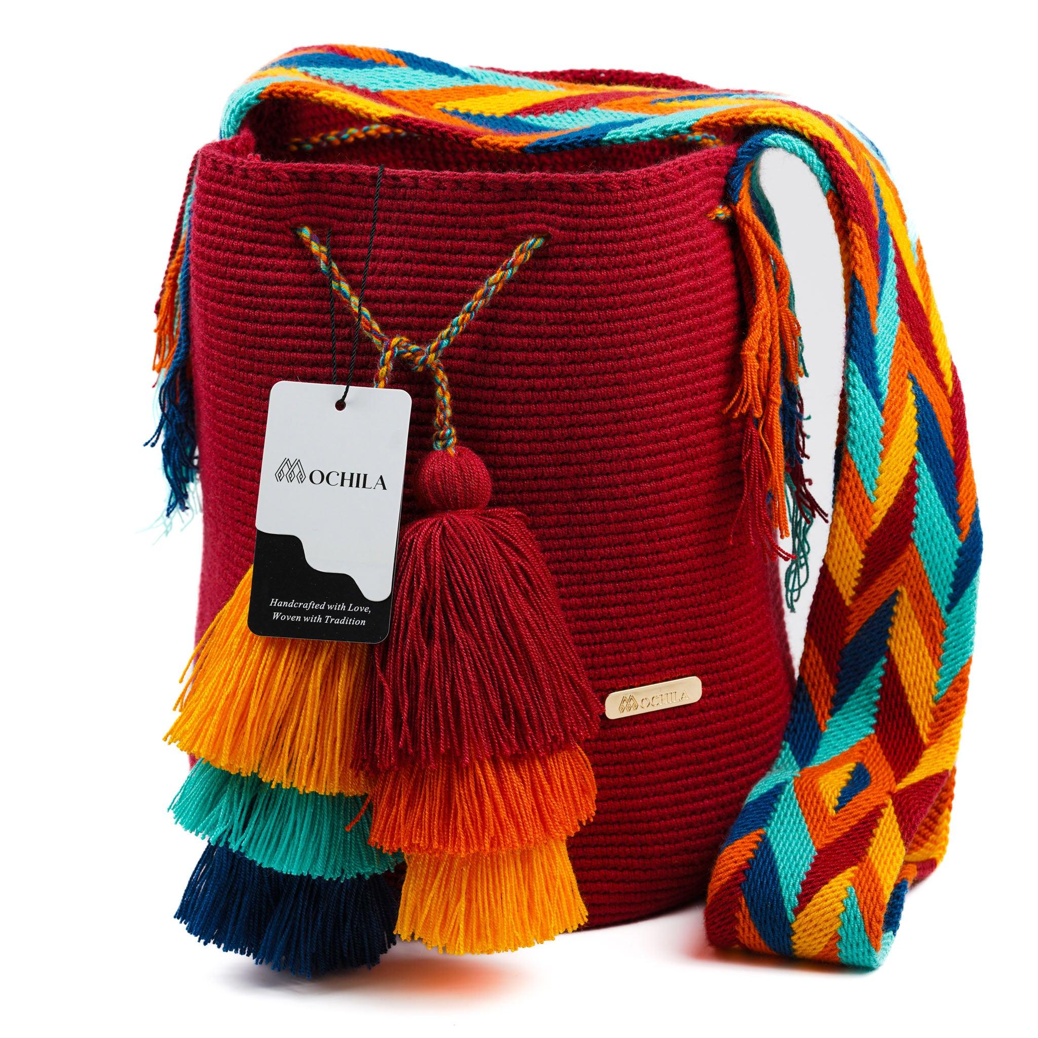 Large Crossbody Bag Love Red - Mochila
