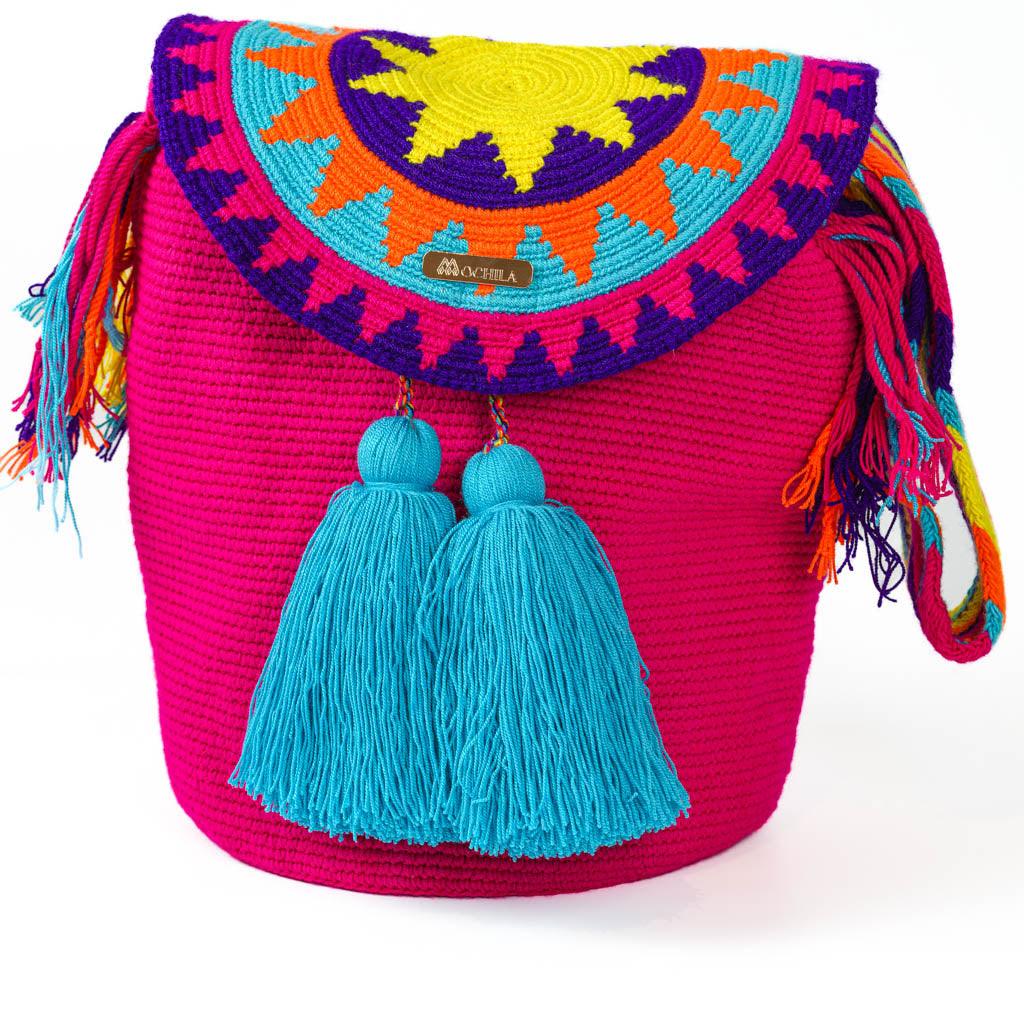 Large Crossbody Bag Bright Pink