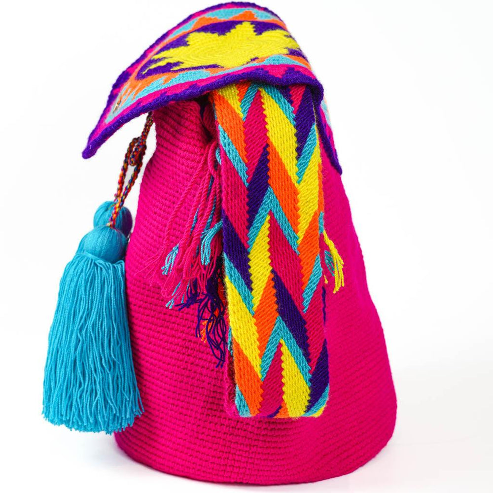 Large Crossbody Bag Bright Pink