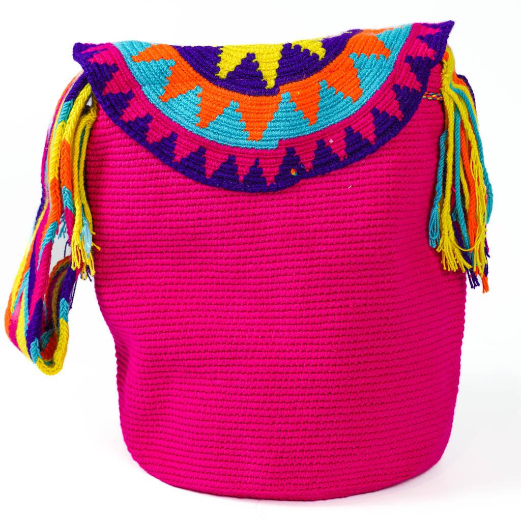 Large Crossbody Bag Bright Pink