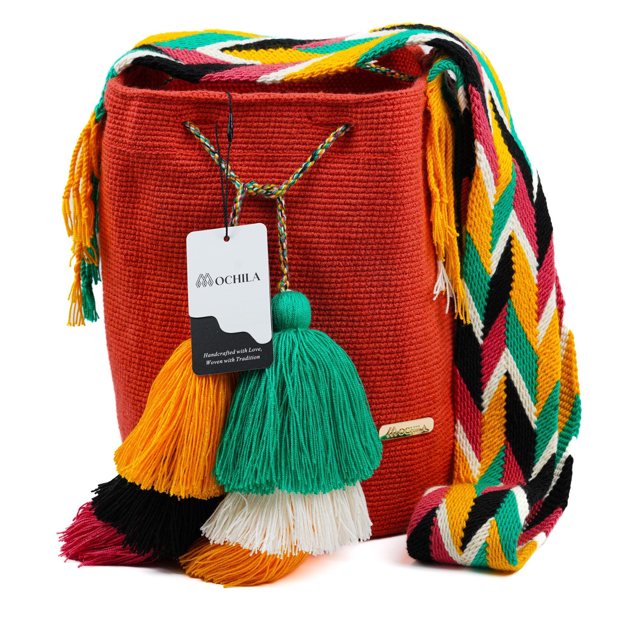 Large Crossbody Bag Light Orange - Mochila