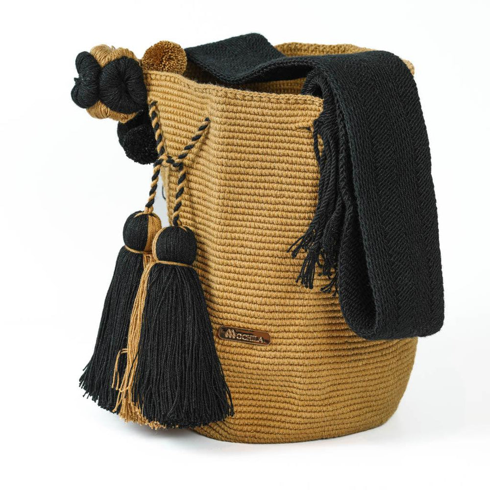 Large Crossbody Bag Brown & Black