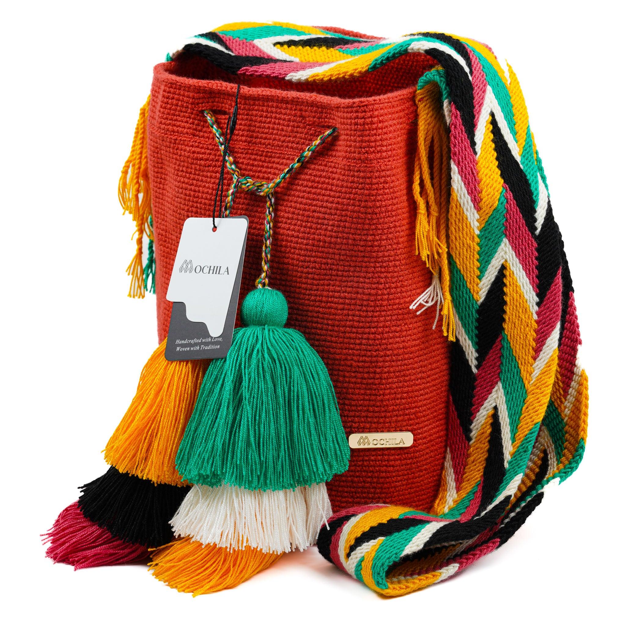 Large Crossbody Bag Light Orange - Mochila