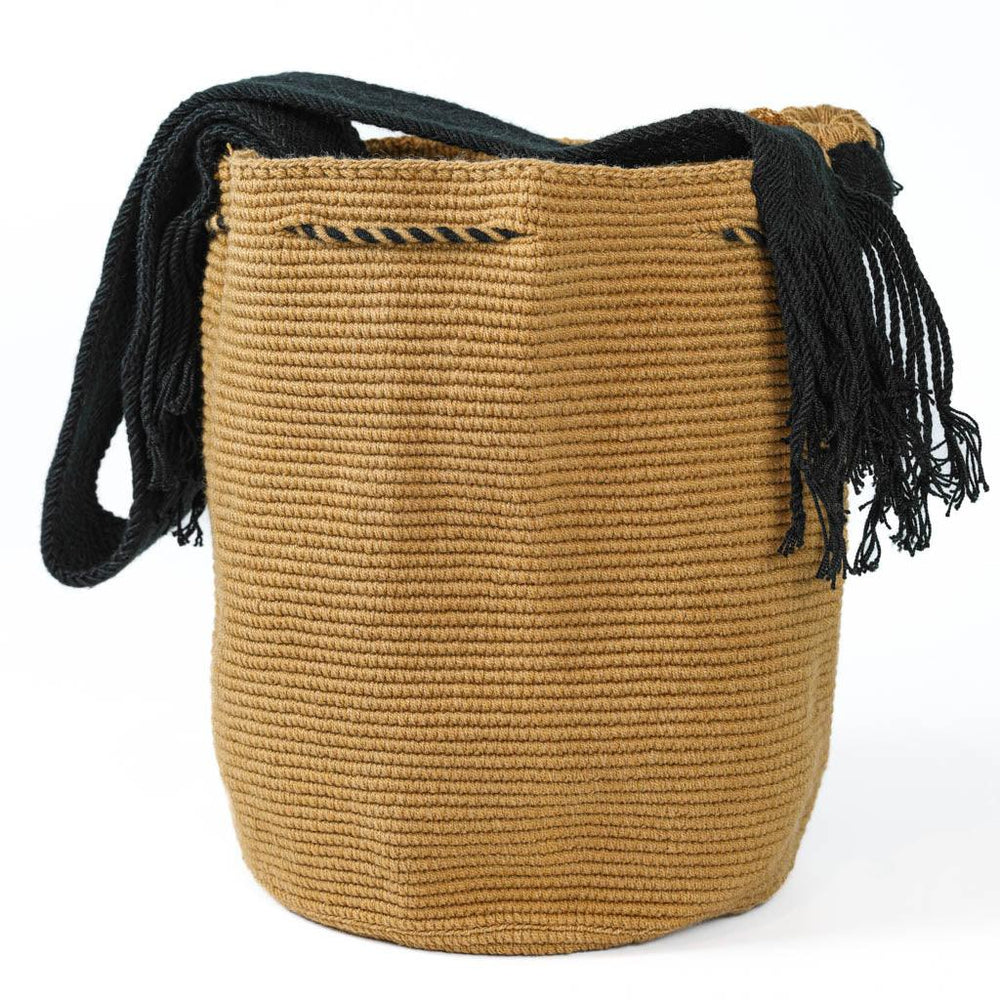 Large Crossbody Bag Brown & Black