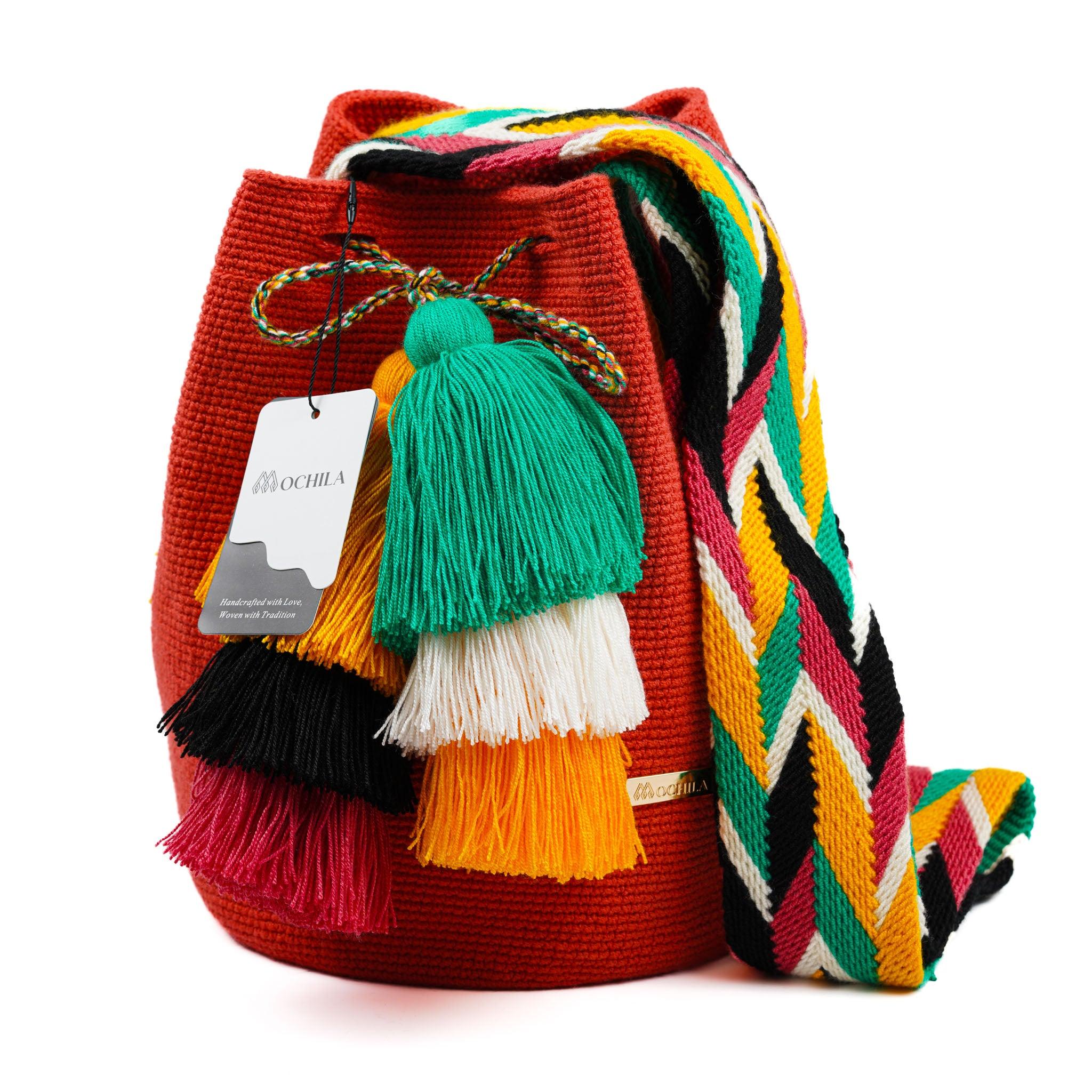 Large Crossbody Bag Light Orange - Mochila