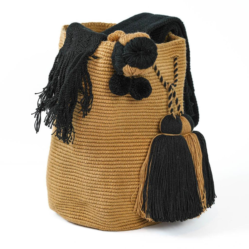 Large Crossbody Bag Brown & Black