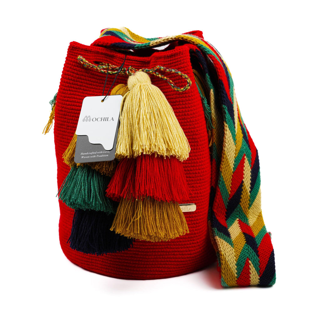 Large Crossbody Bag Vibes Red - Mochila