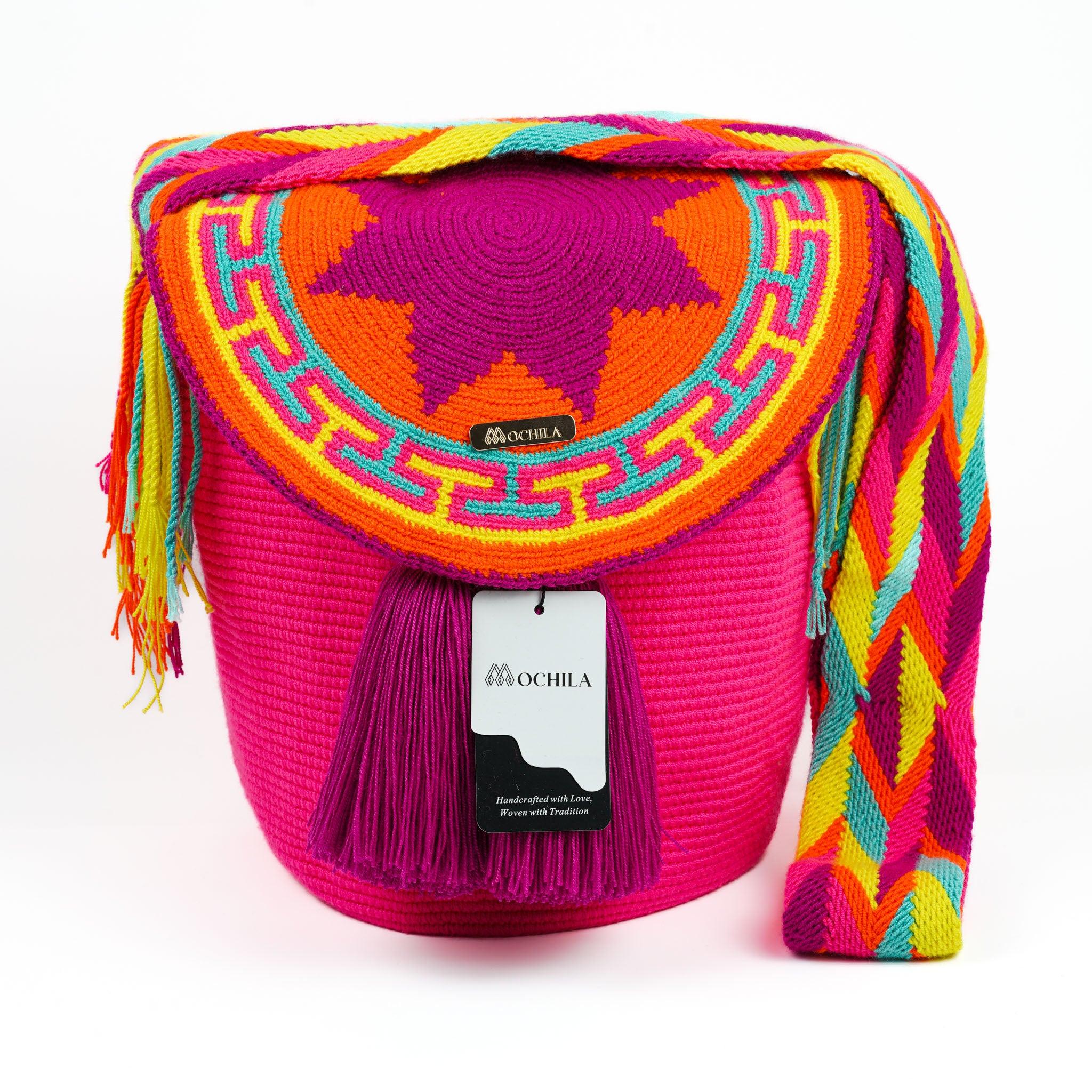 Large Crossbody Bag Fuscia - Mochila