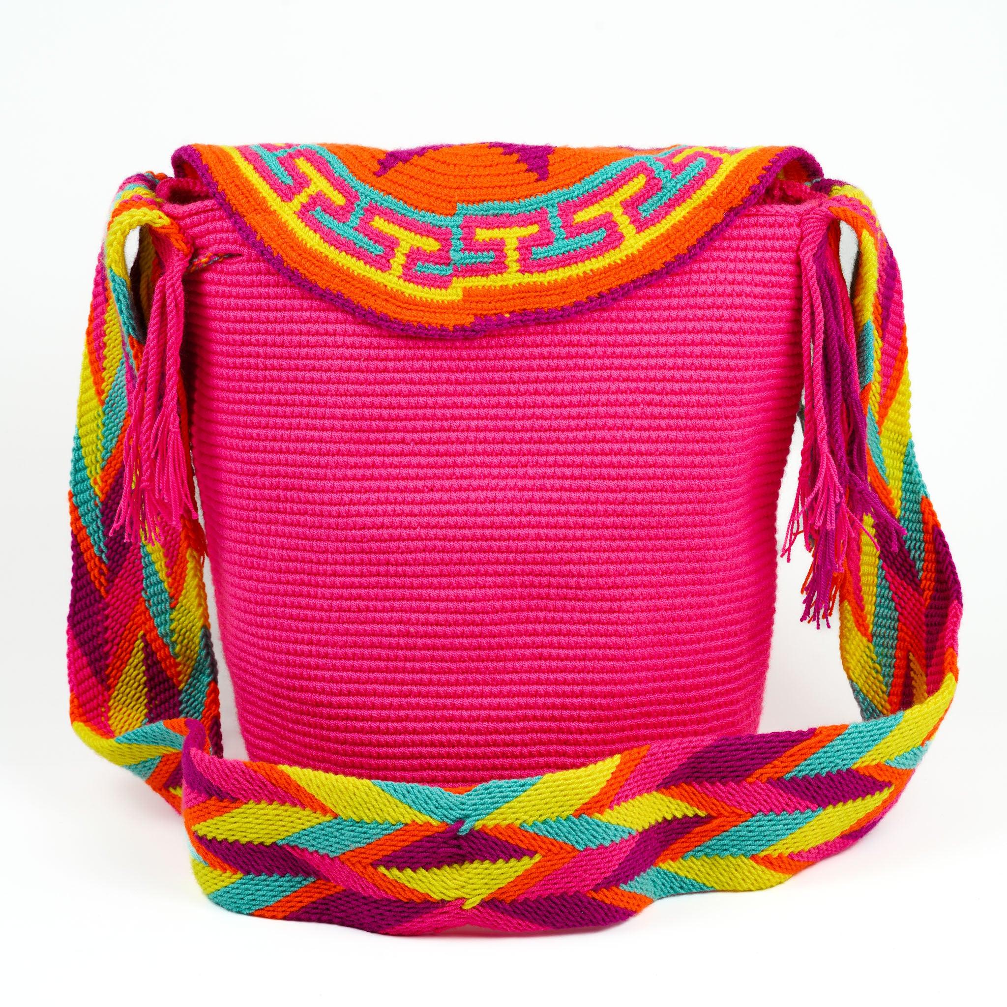 Large Crossbody Bag Fuscia - Mochila