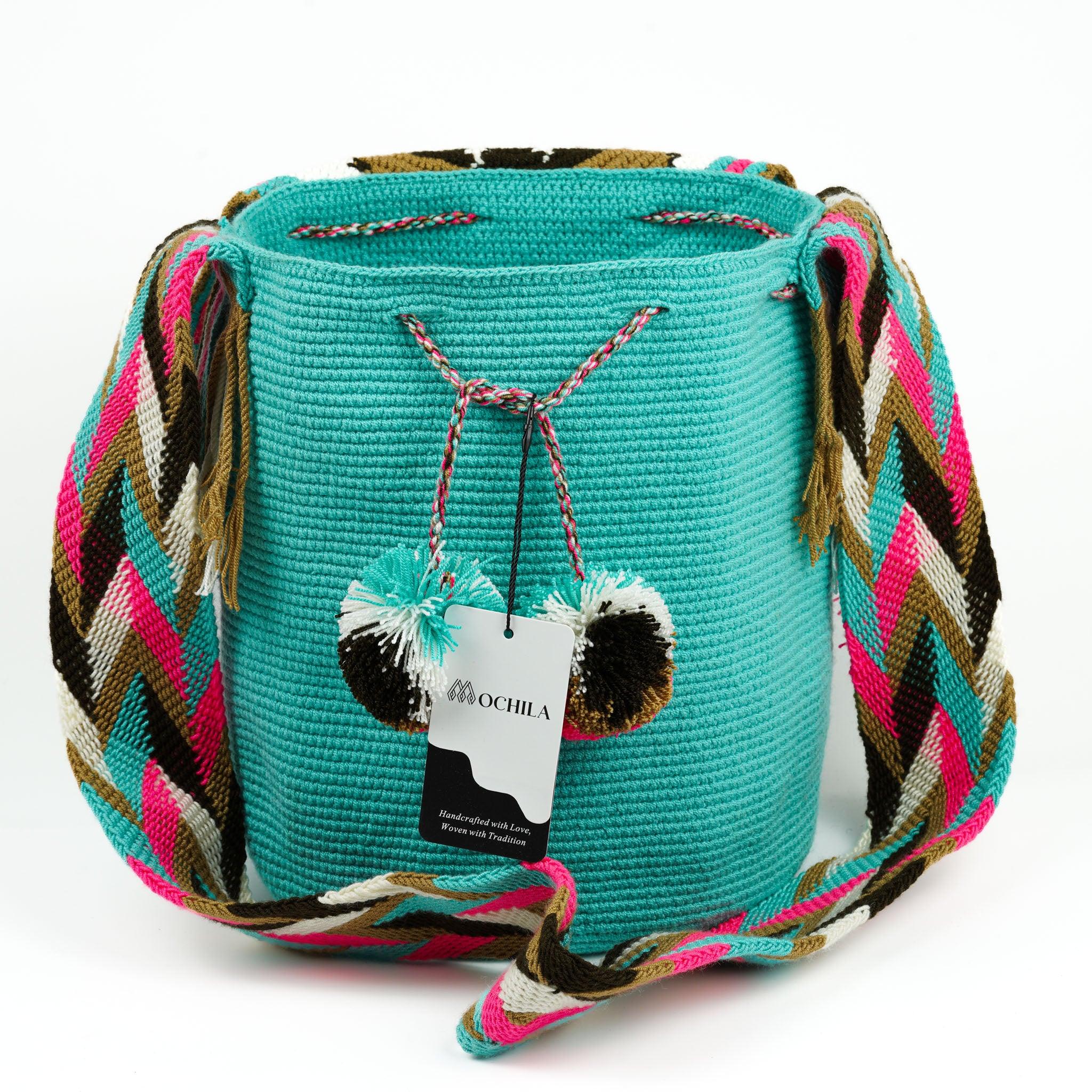 Large Crossbody Bag Baby Blue - Mochila