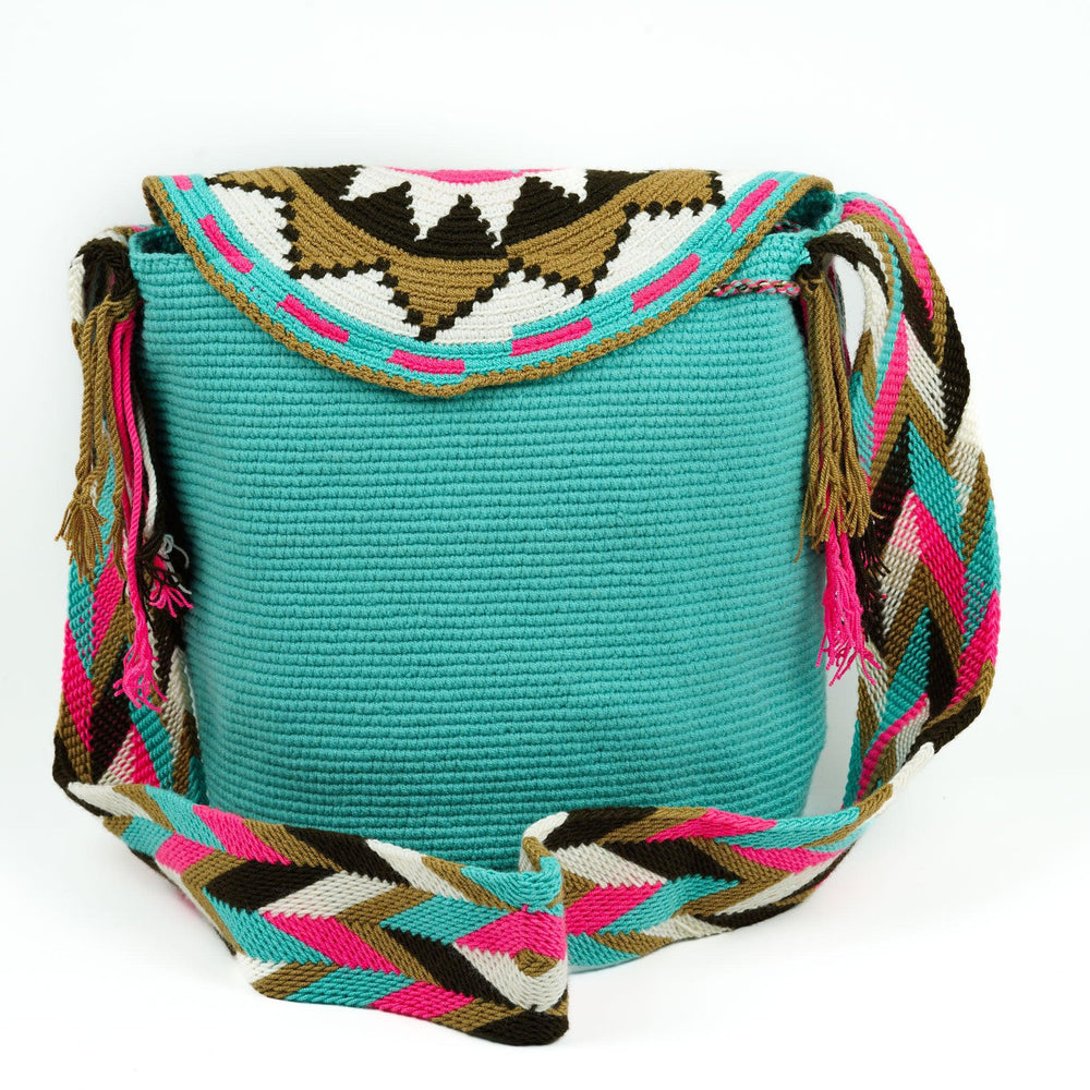 Large Crossbody Bag Baby Blue - Mochila