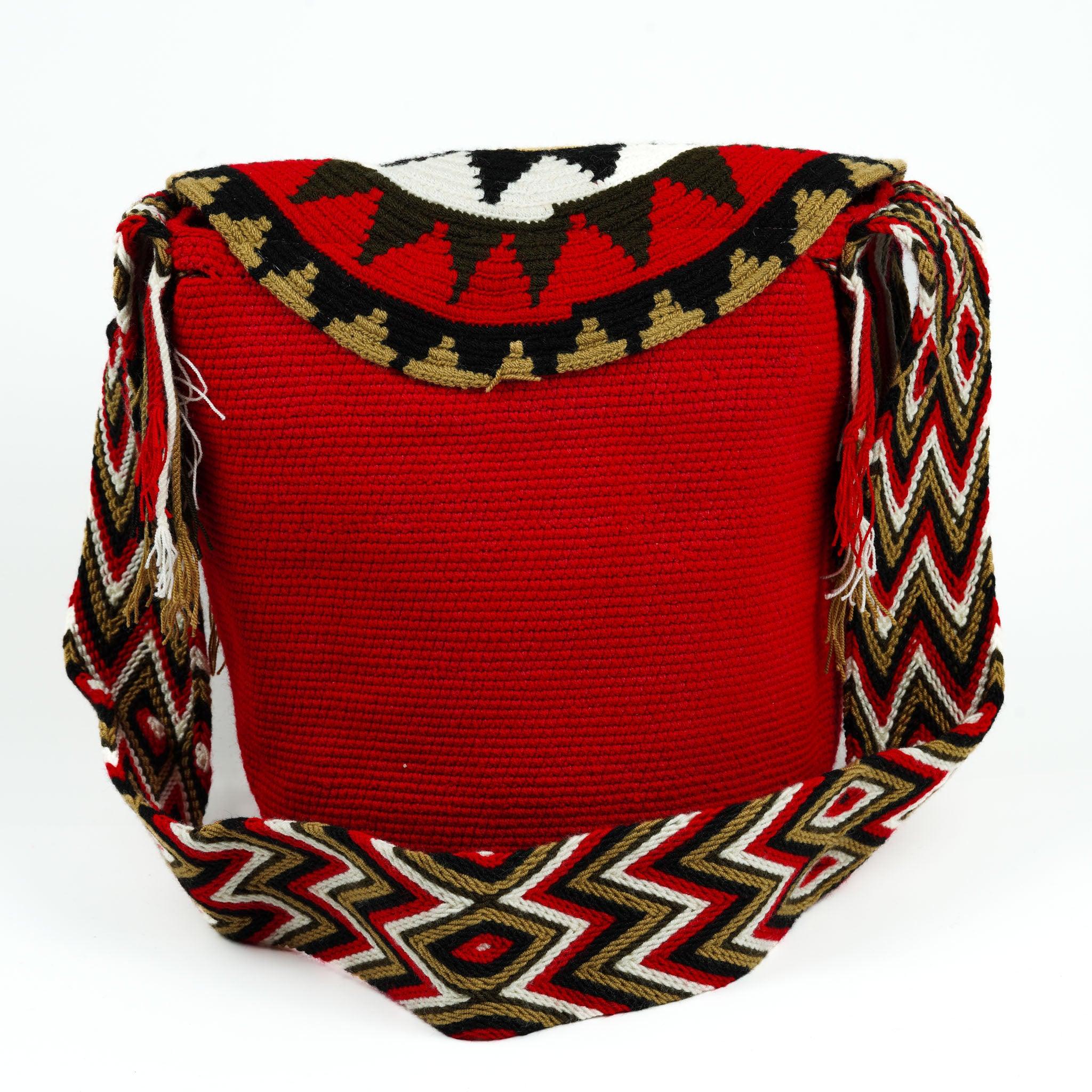 Large Crossbody Bag Deep Red - Mochila