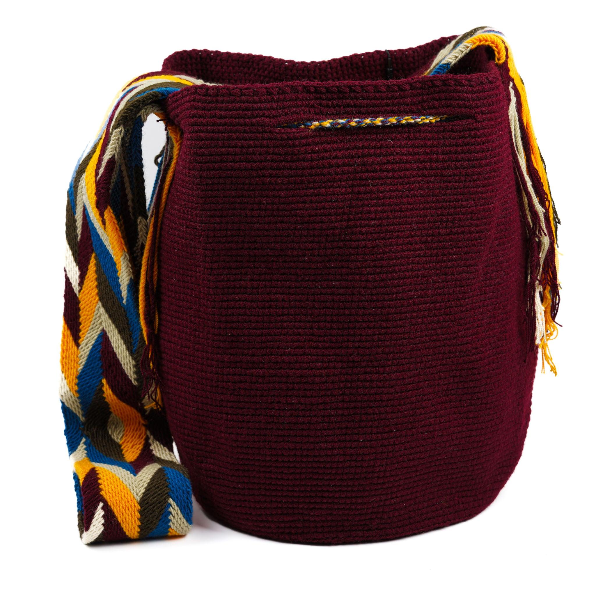 Large Crossbody Bag Deep Red - Mochila