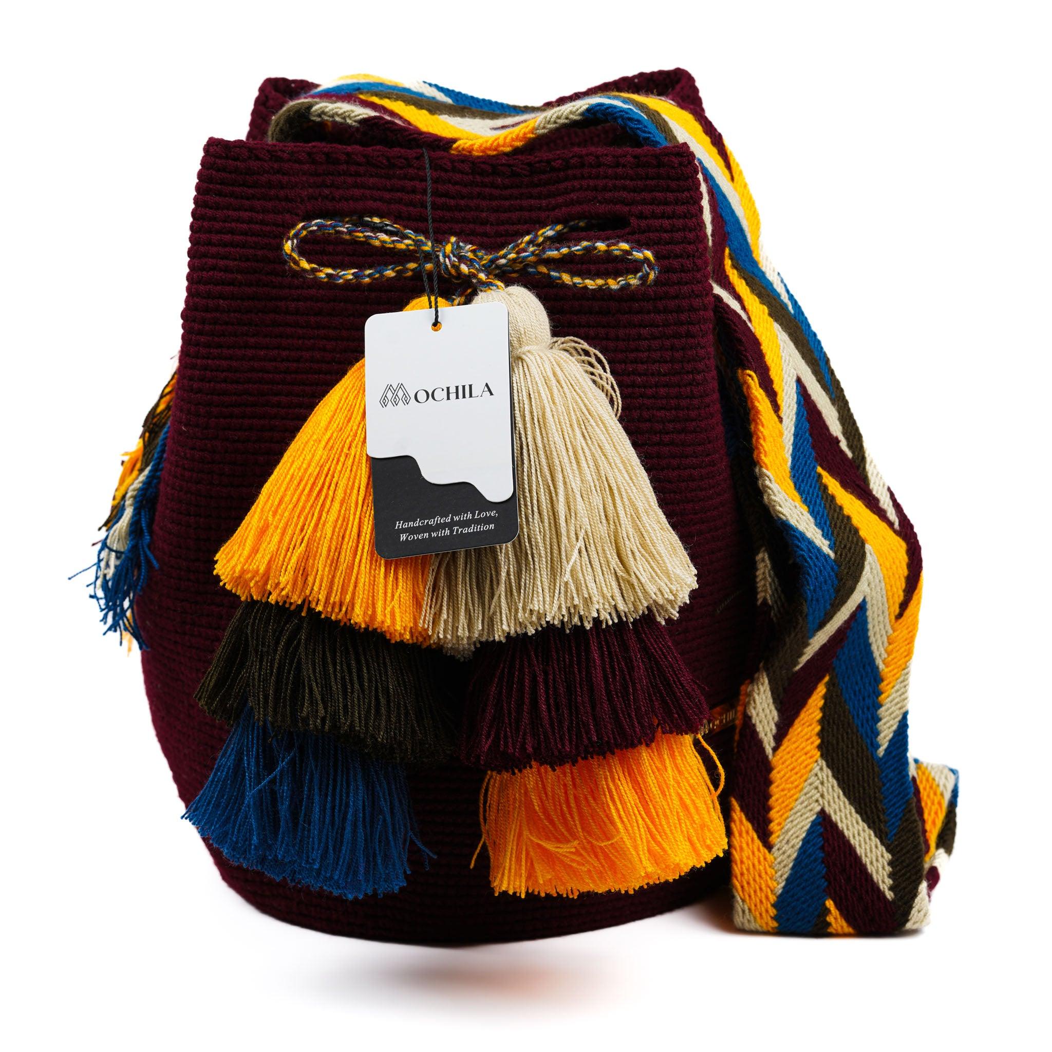 Large Crossbody Bag Deep Red - Mochila