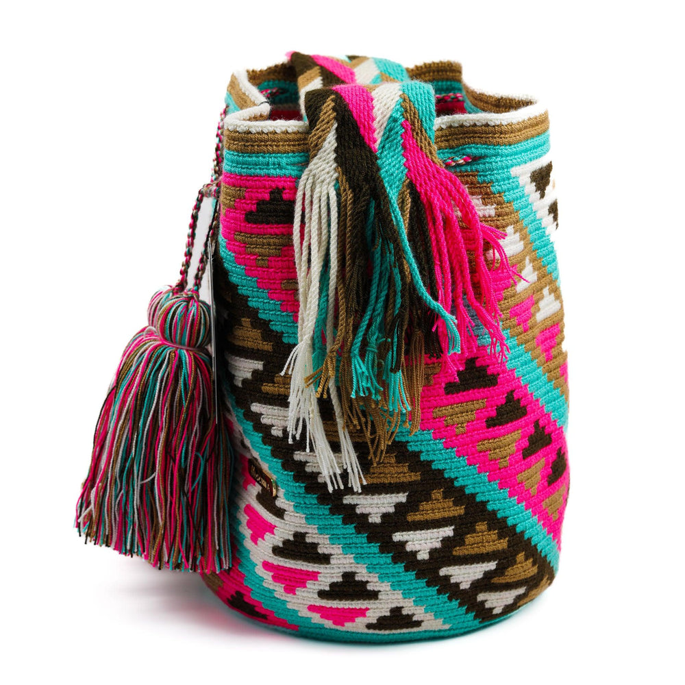Large Crossbody Bag Crimson Elegance - Mochila
