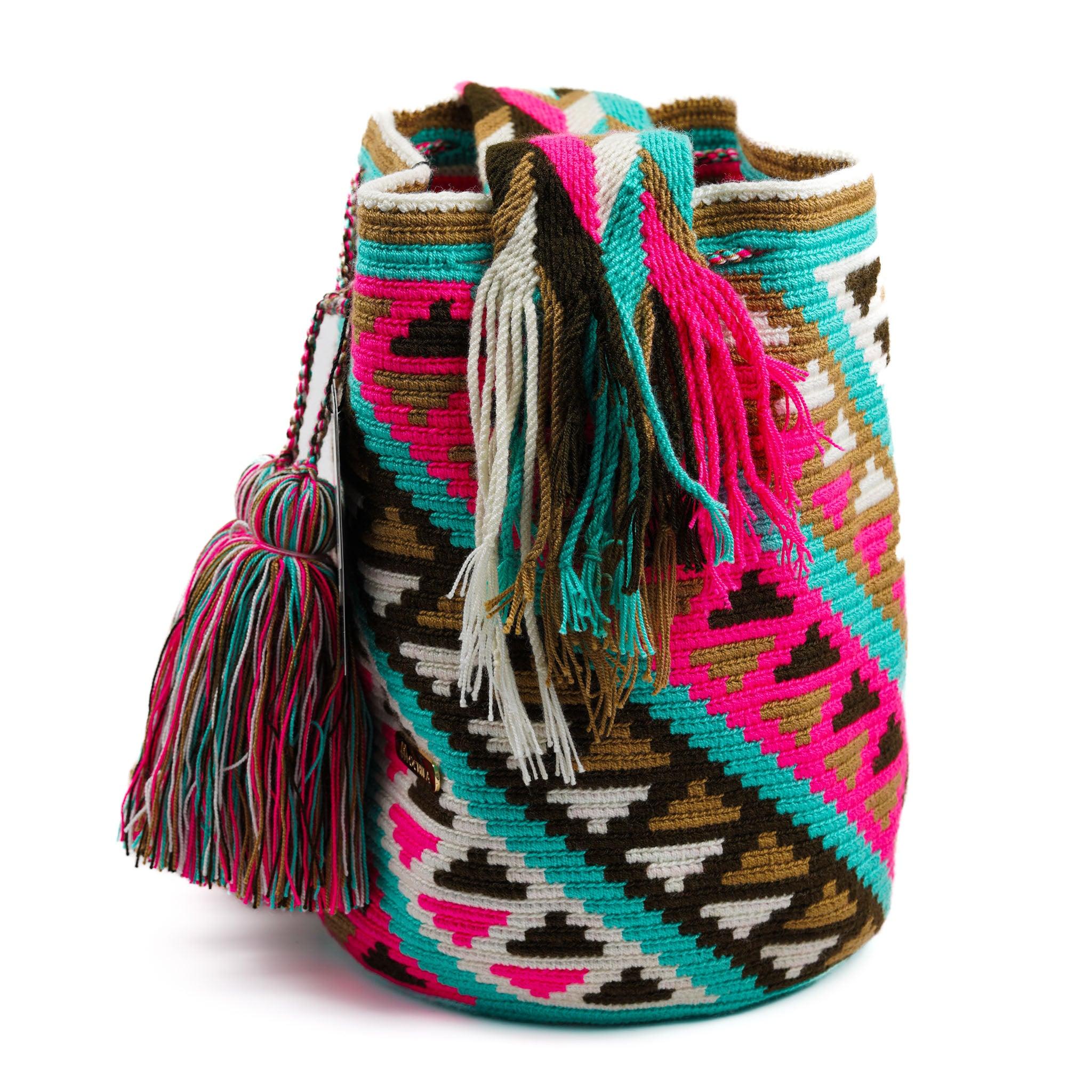 Large Crossbody Bag Crimson Elegance - Mochila