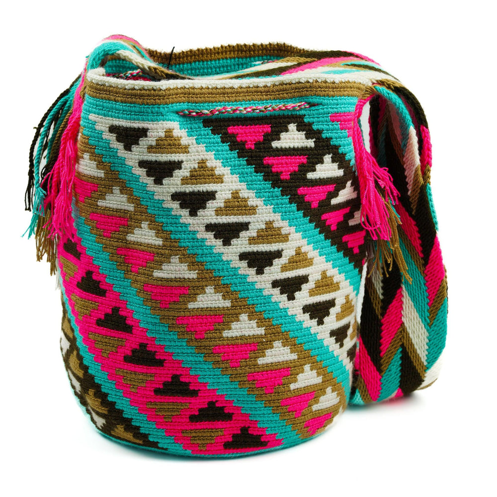 Large Crossbody Bag Crimson Elegance - Mochila