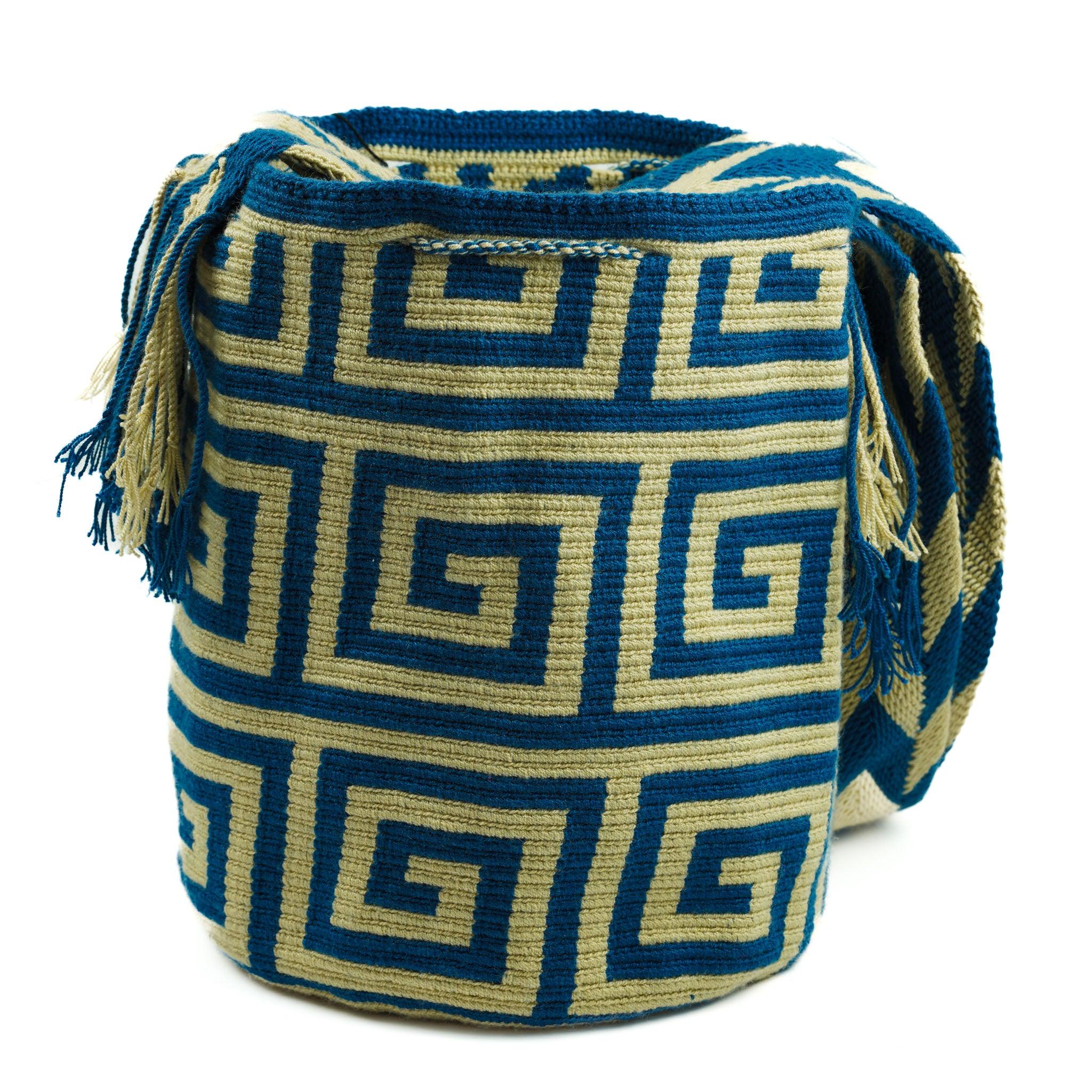 Large Crossbody Bag Blue Snail - Mochila