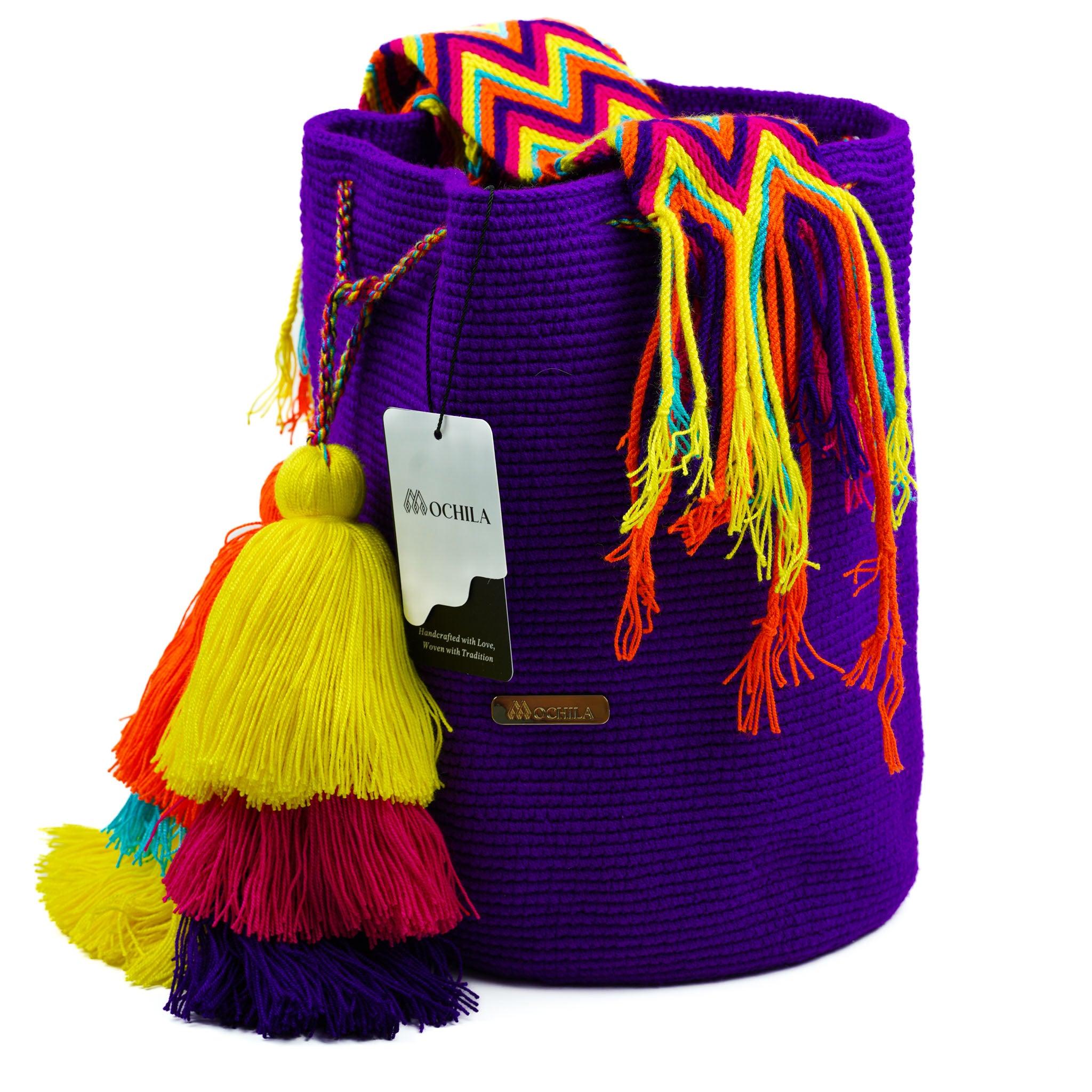 Large Crossbody Bag Dark Purple Vibes - Mochila