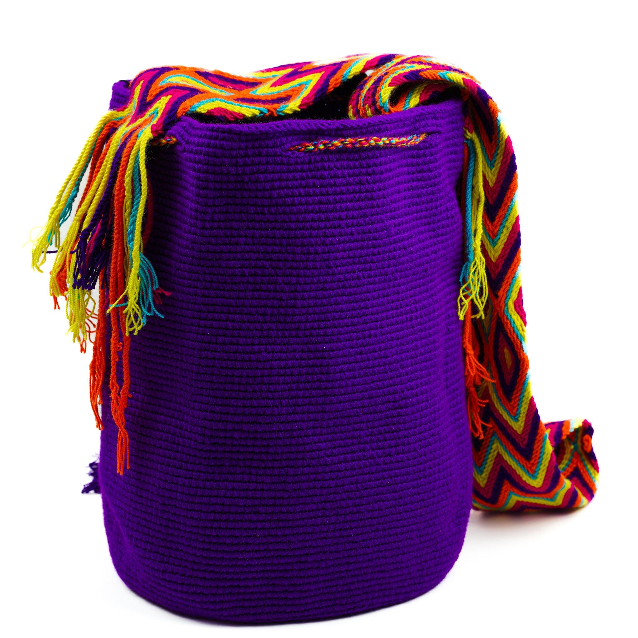 Large Crossbody Bag Dark Purple Vibes - Mochila
