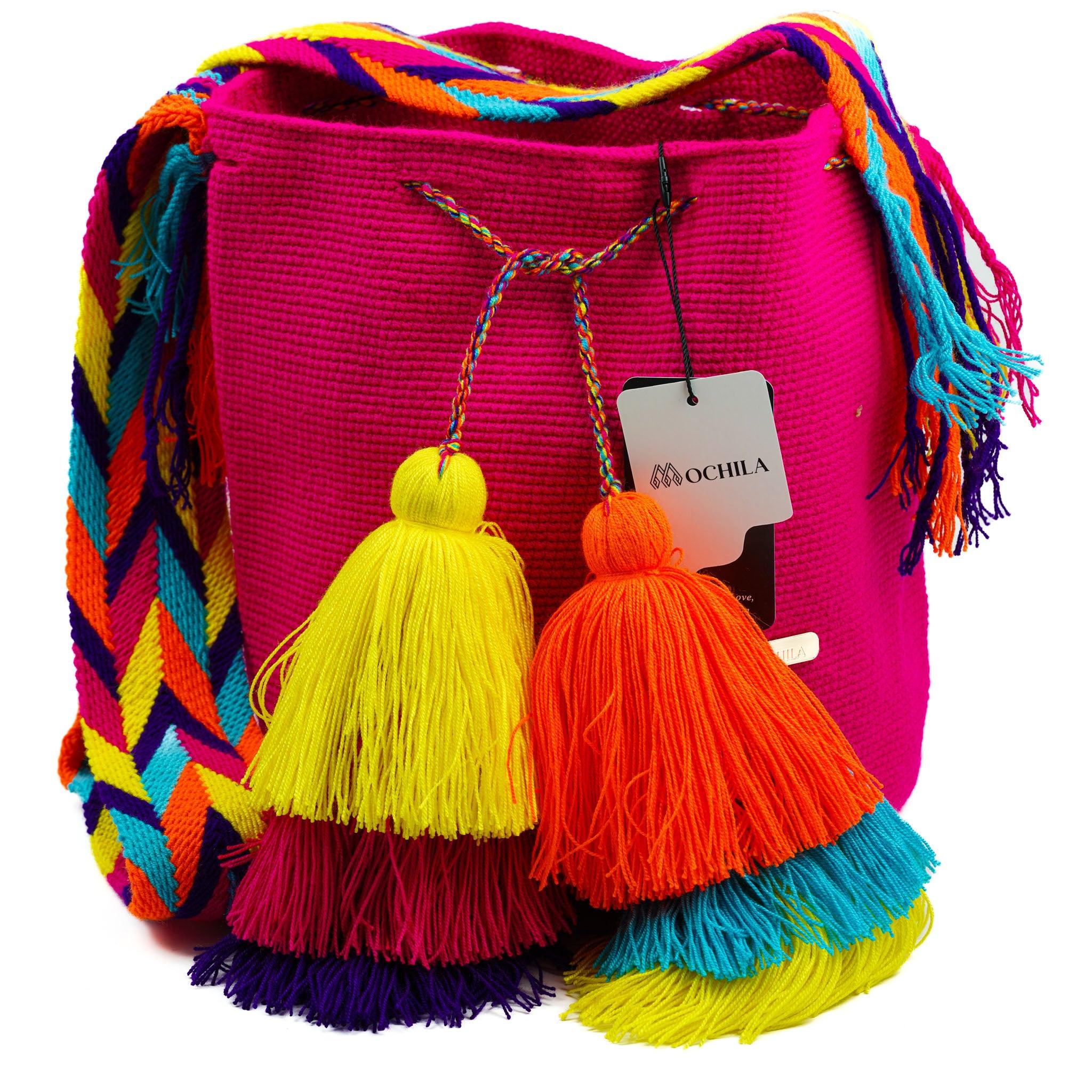 Large Crossbody Bag Fuscia Vibes - Mochila