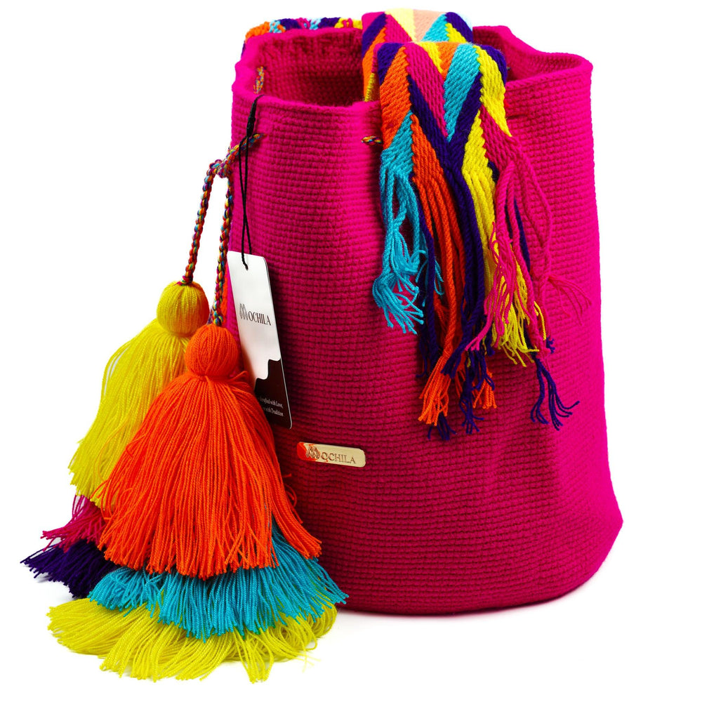 Large Crossbody Bag Fuscia Vibes - Mochila