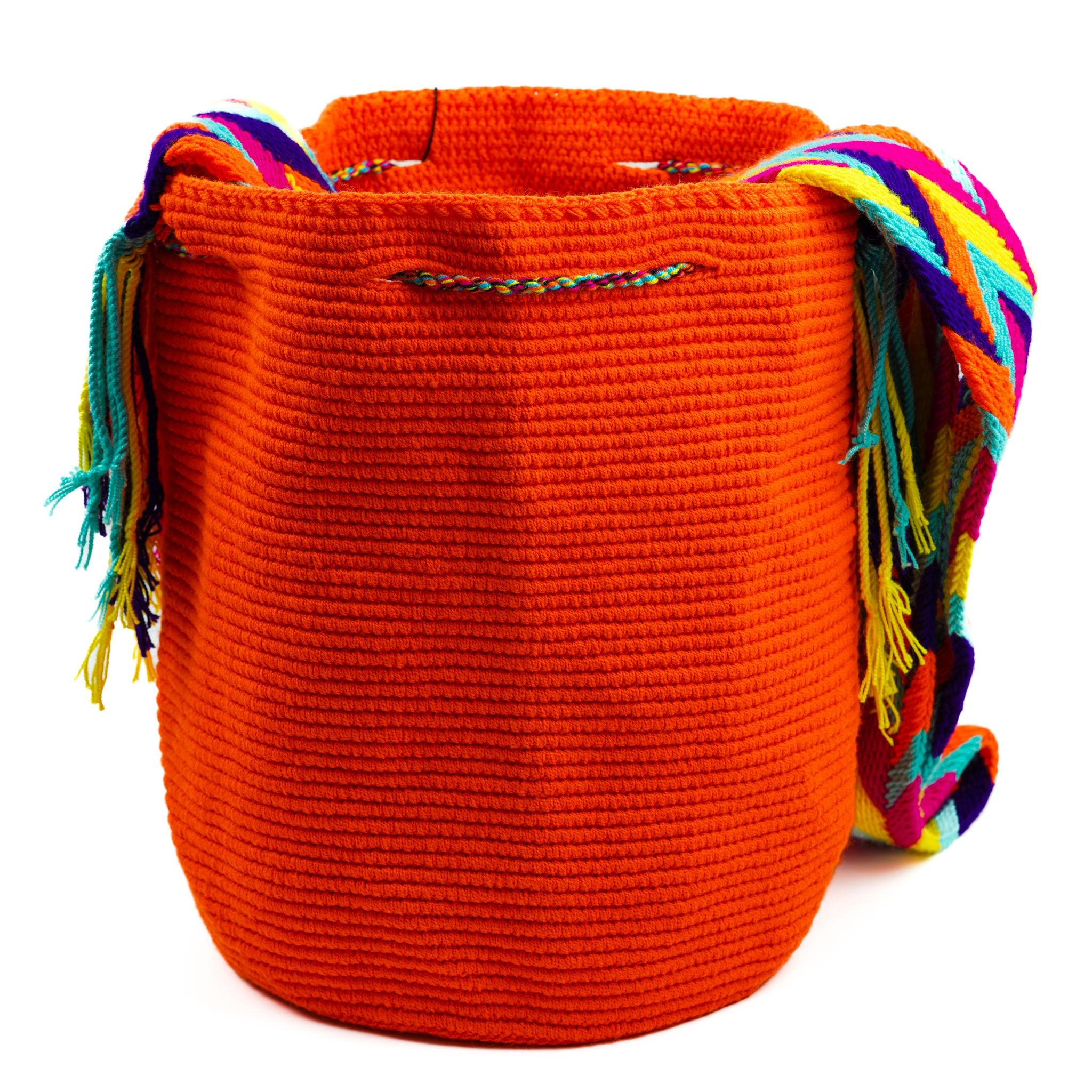 Large Crossbody Bag Bright Orange - Mochila