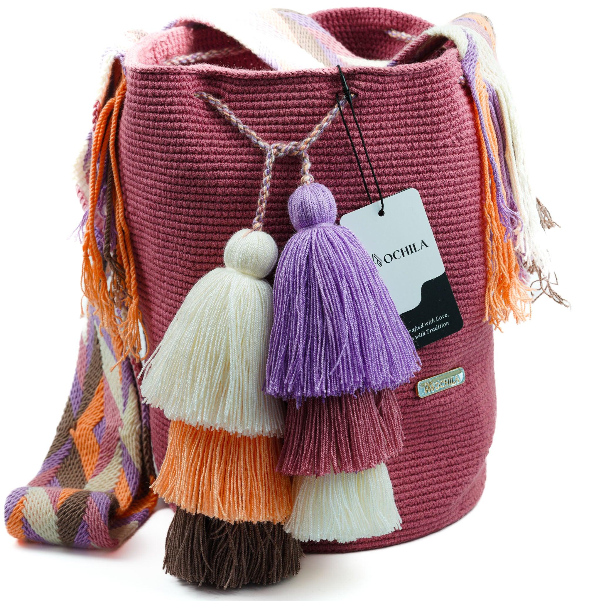 Large Crossbody Bag Light Pink - Mochila