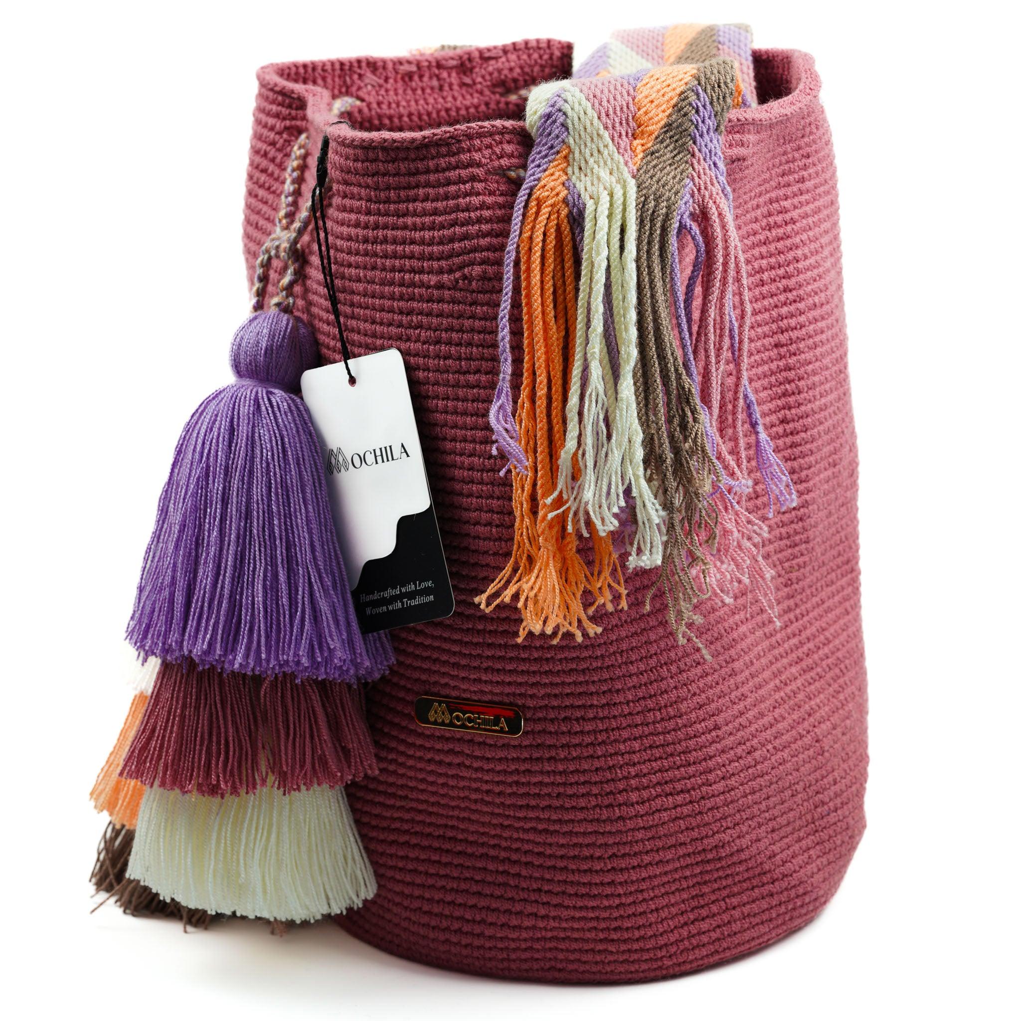 Large Crossbody Bag Light Pink - Mochila
