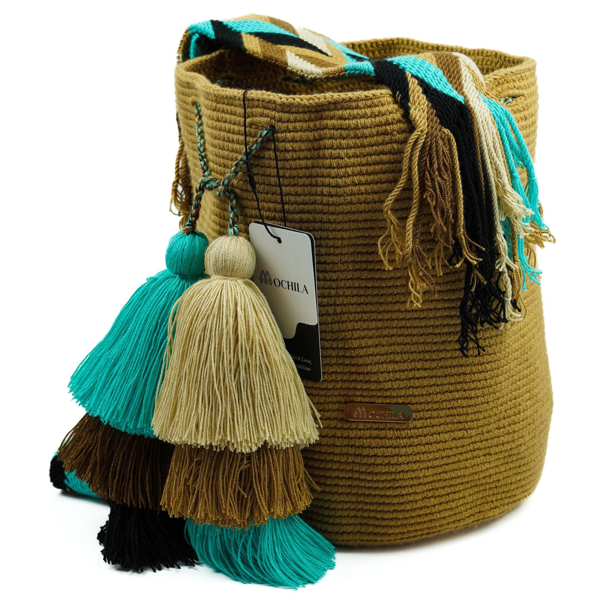 Large Crossbody Bag Light Green - Mochila