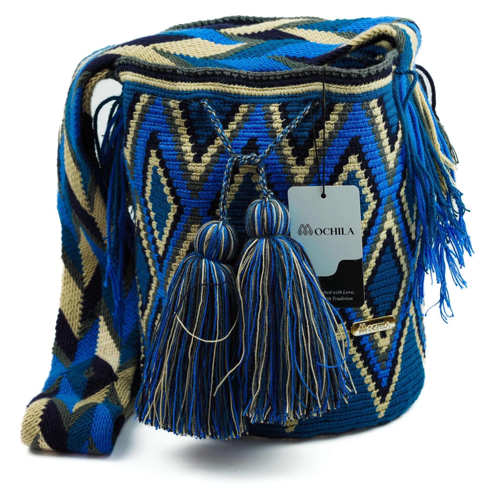 Large Crossbody Bag Blue - Mochila