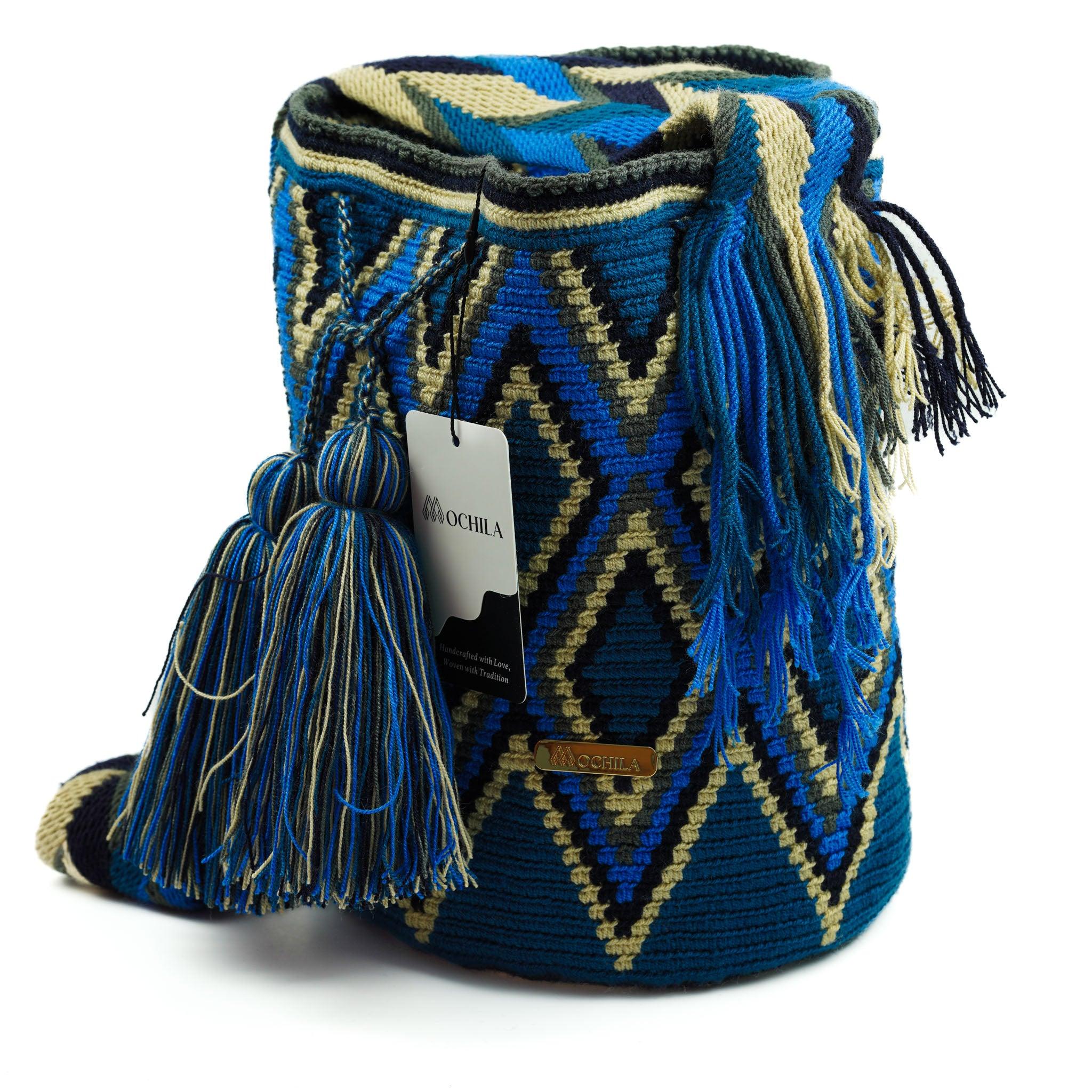 Large Crossbody Bag Blue - Mochila