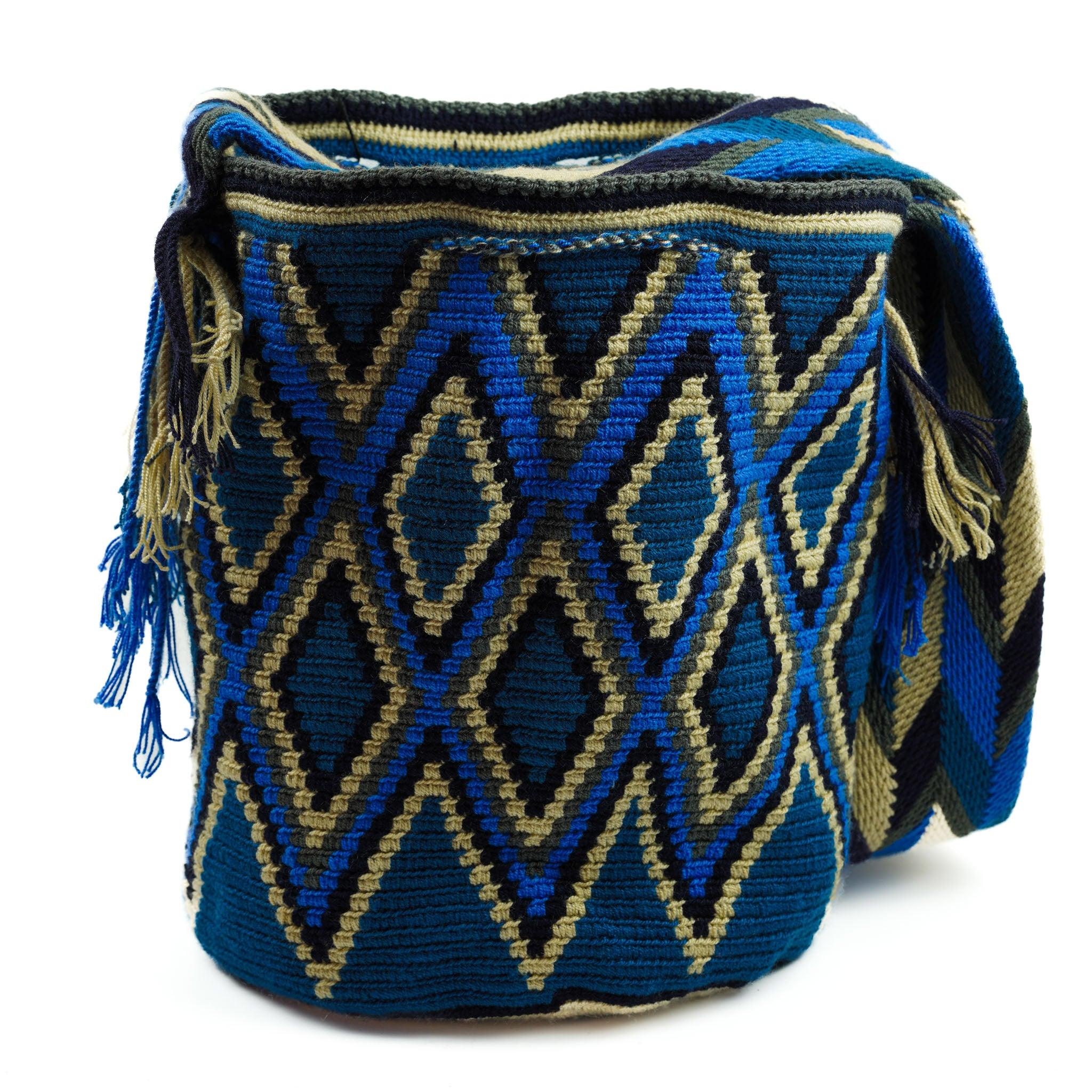 Large Crossbody Bag Blue - Mochila