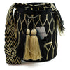 Large Crossbody Bag Black & Gold