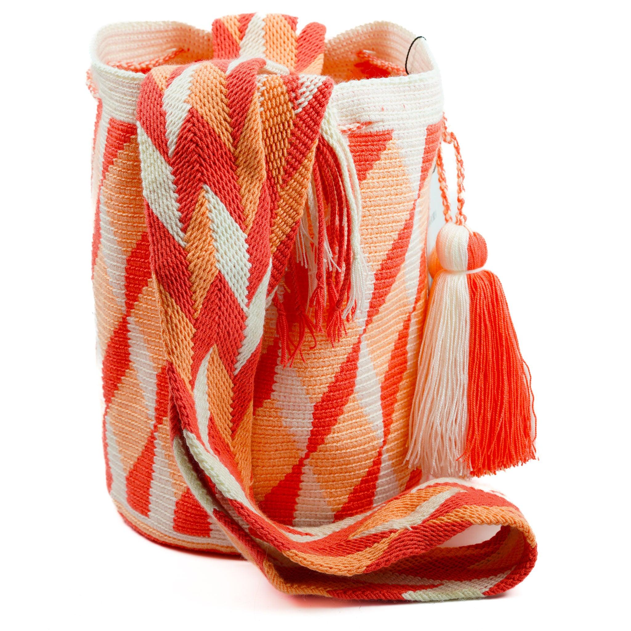 Large Crossbody Bag Salmon Scales - Mochila