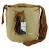 Large Crossbody Bag Strap Adjustable Beige