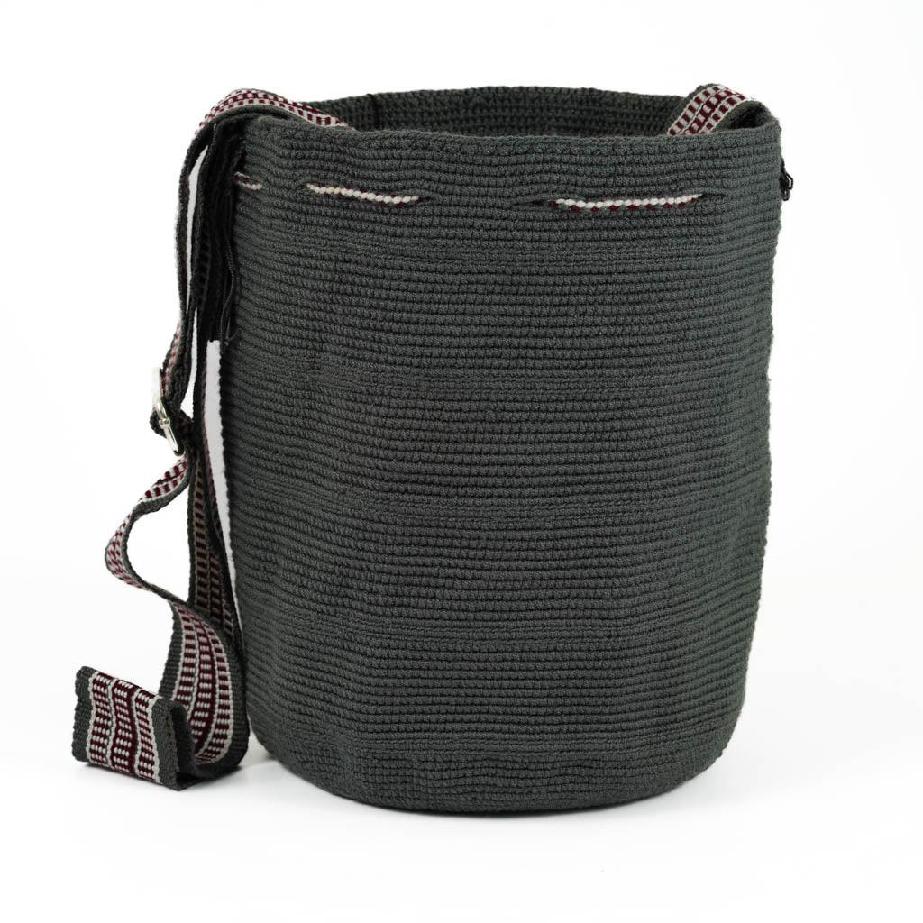 Large Crossbody Bag Strap Adjustable Deep Grey