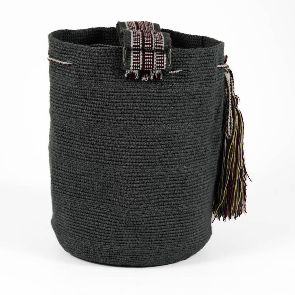 Large Crossbody Bag Strap Adjustable Deep Grey