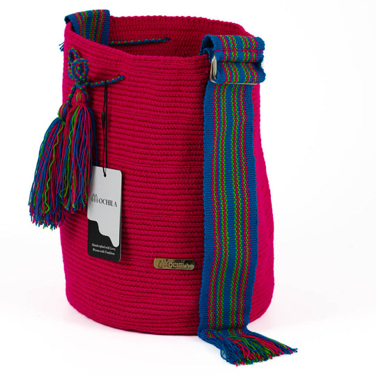 Colorful Wayuu bag patterns