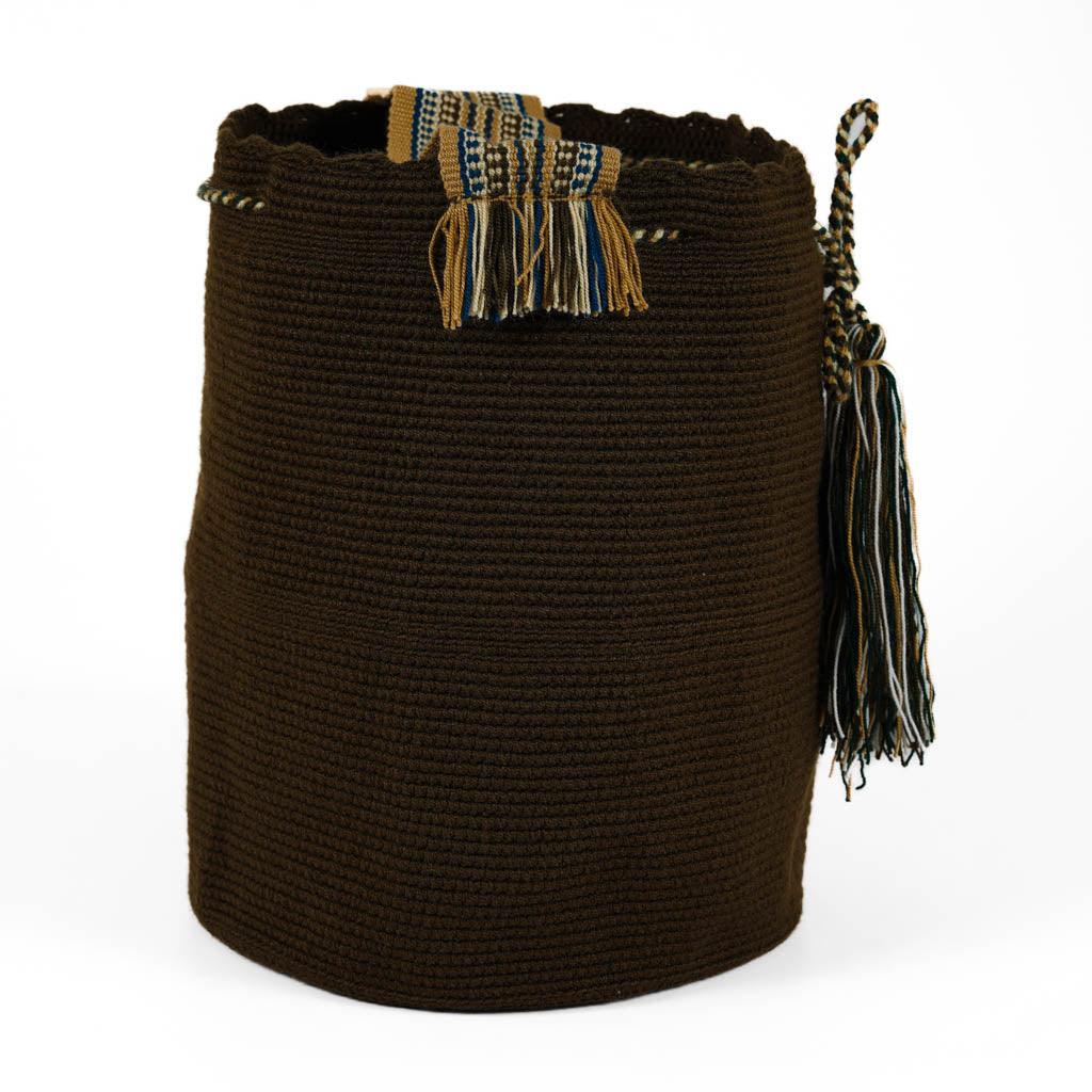Large Crossbody Bag Strap Adjustable Brown